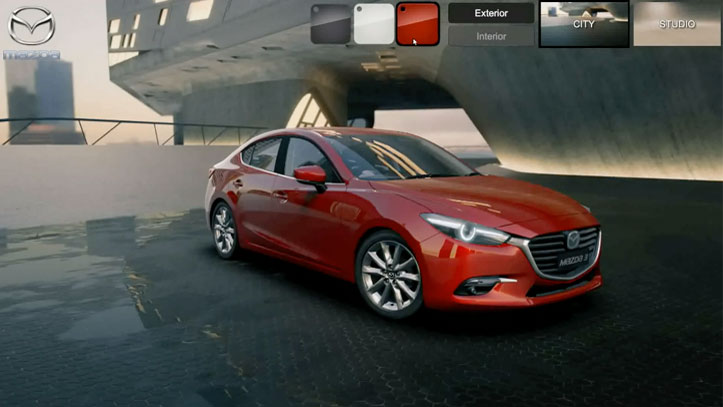 Agimat - Mazda Configurator interactive app
